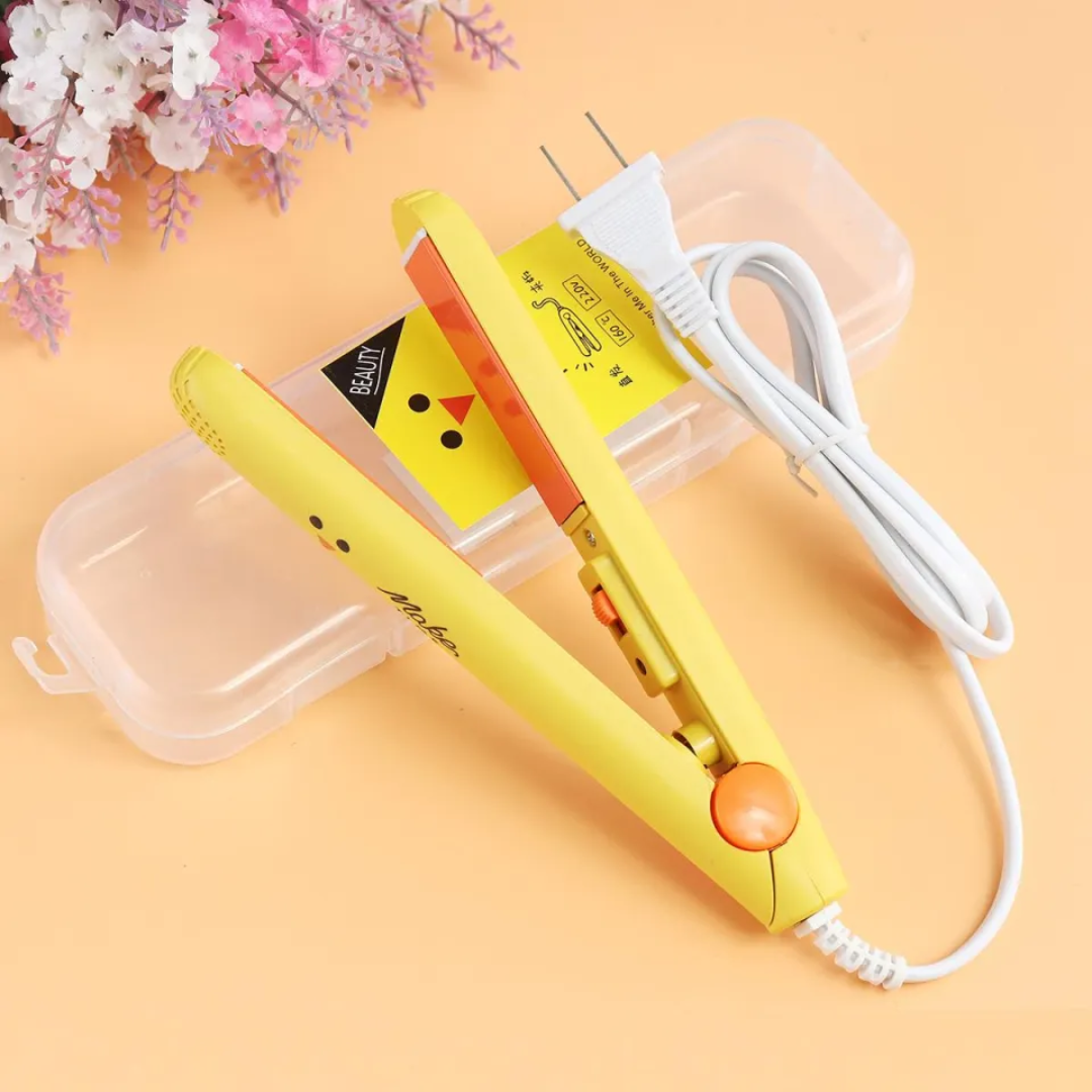 Mini hair straightener